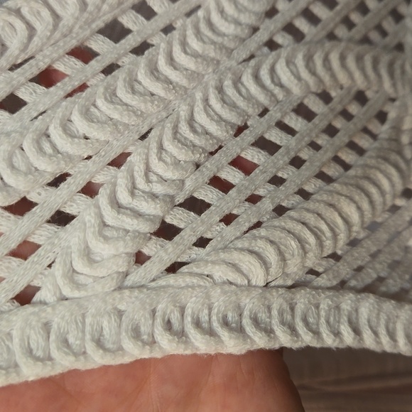 Joe Fresh White sleeveless dress with knitted upper body size 1X - Picture 3 of 5